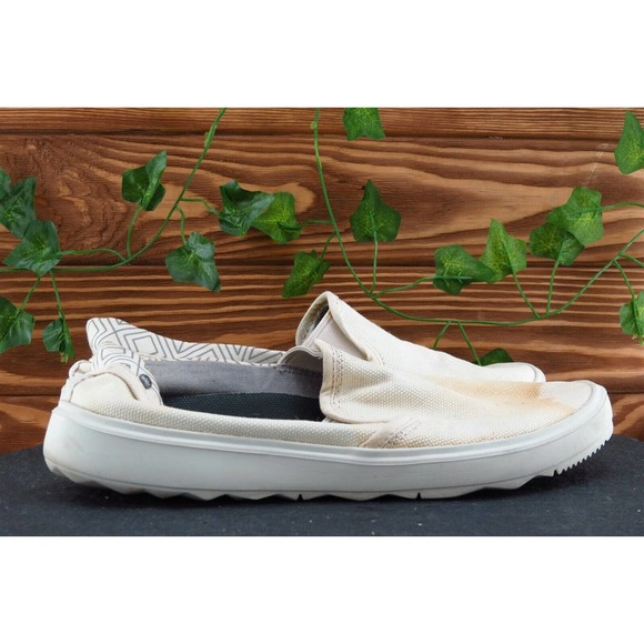 Merrell Size 8 M Beige Loafer‎ Shoes Fabric Women Whitecap - Picture 6 of 12